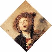 HALS, Frans Boy Playing a Violin Norge oil painting reproduction